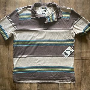 Mountain Khakis NWT Polo Shirt Mens Large Terra Classic Fit Lightweight Outdoor